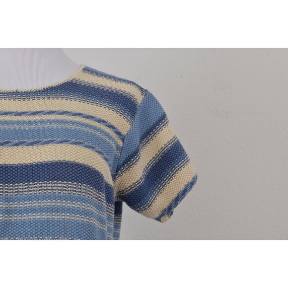 Vintage 90s Striped Knit Crop Blouse‎ - Picture 5 of 10